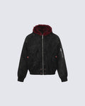 American Retro Fur-Collar Fleece-Lined Cotton Jacket