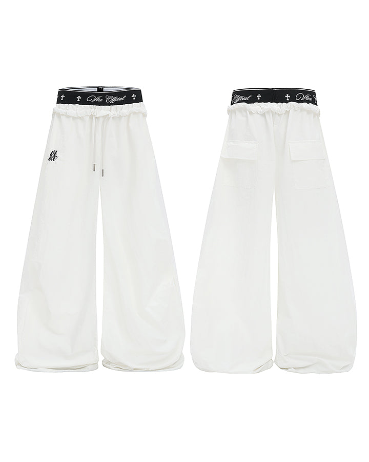 GRYFT Retro Cross-Waistband Parachute Pants
