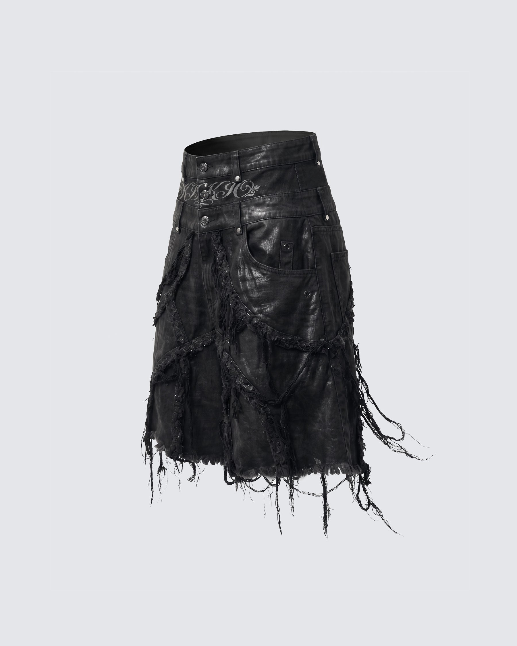 BARREN Series | Apocalyptic Pilgrimage Distressed Wide Shorts