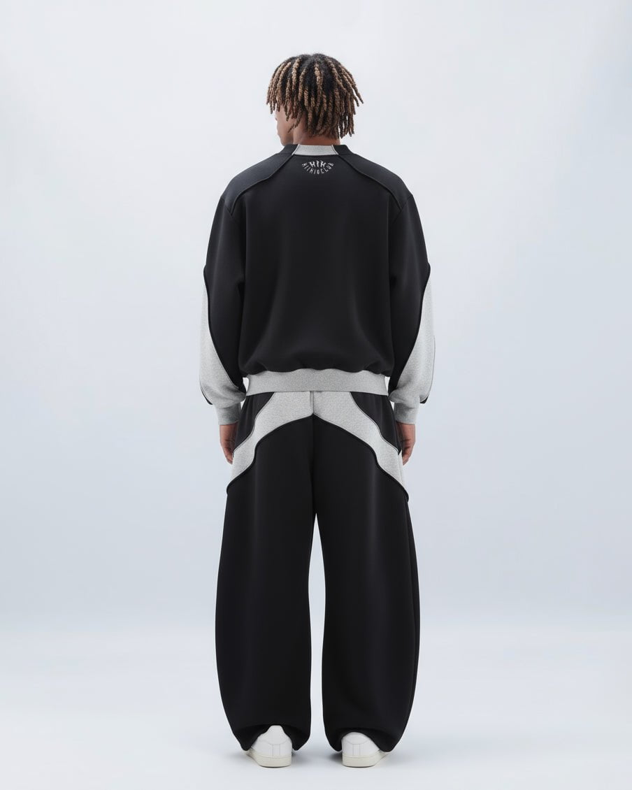 Colorblock Deconstructed Air Layer Sweatpants