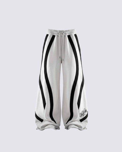 GRYFT SYMBIOTE Curved Panel Wide-Leg Sweatpants
