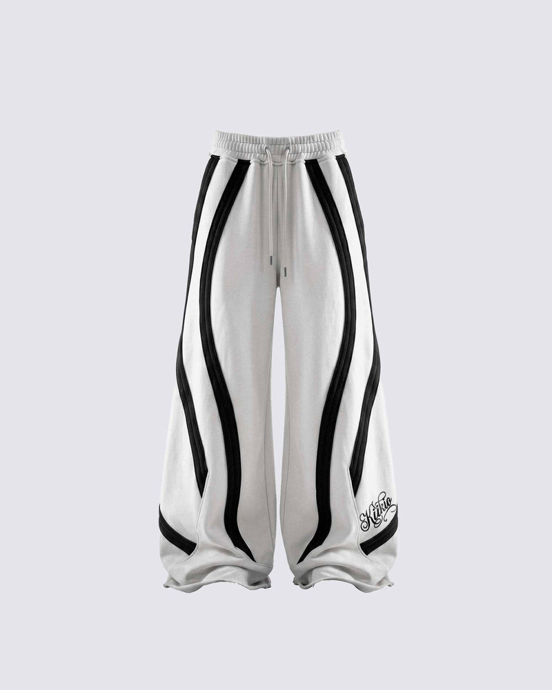 GRYFT SYMBIOTE Curved Panel Wide-Leg Sweatpants