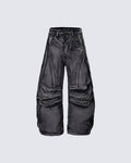 GRYFT Utility Washed Cargo Jeans
