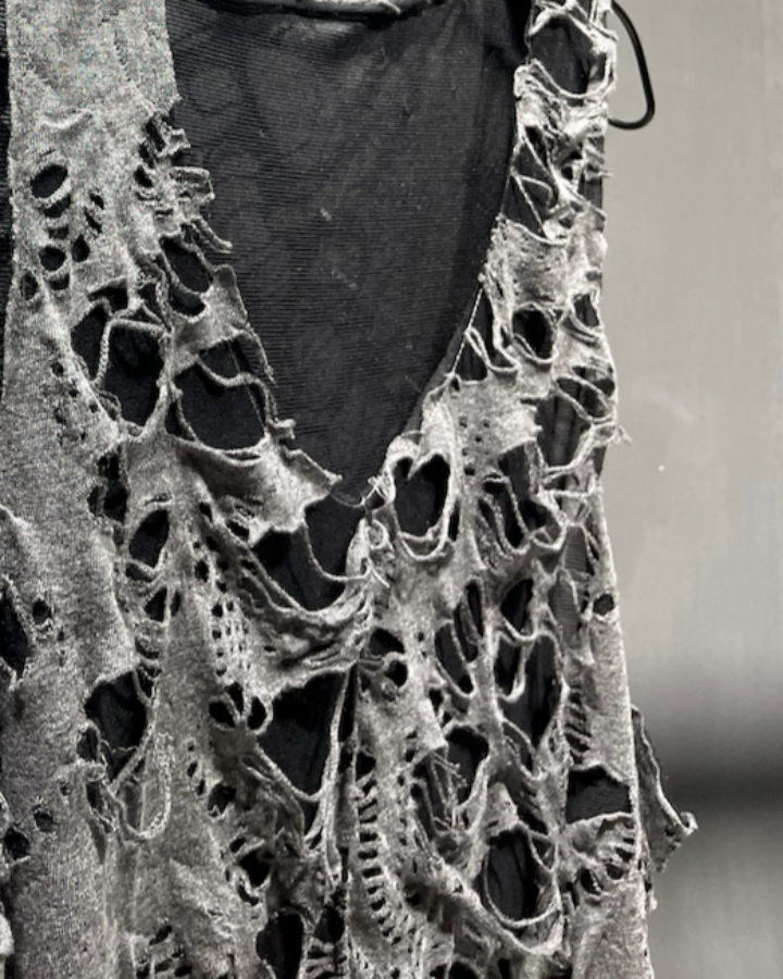 GRYFT Punk Distressed Sleeveless Vest
