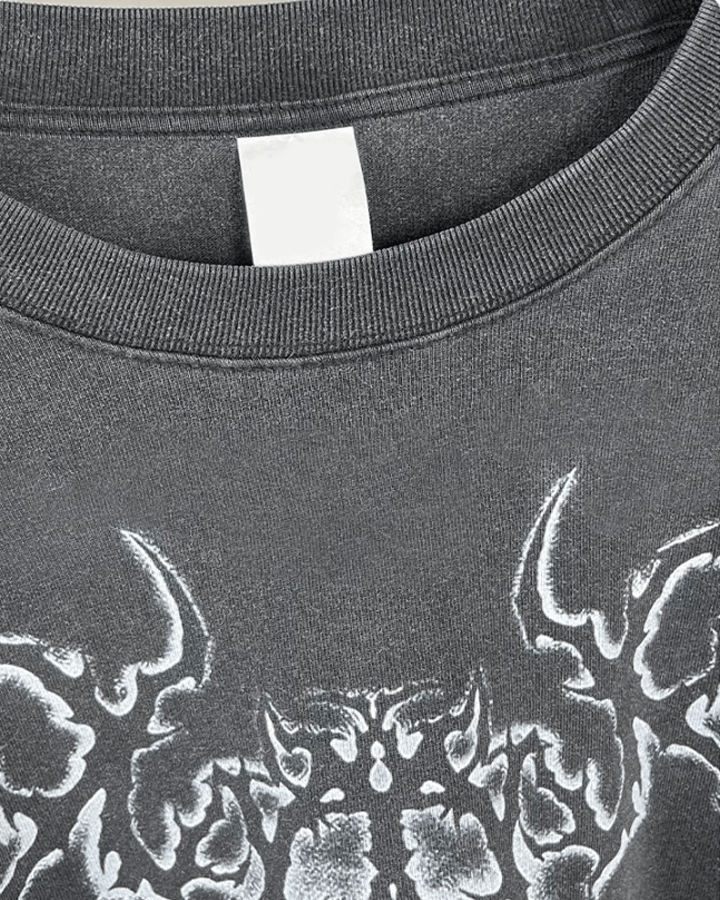 Graphic Oversized Long Sleeve T-shirt