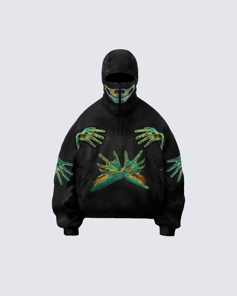 Hoodies For Man | Nighttime Fluorescent Print
