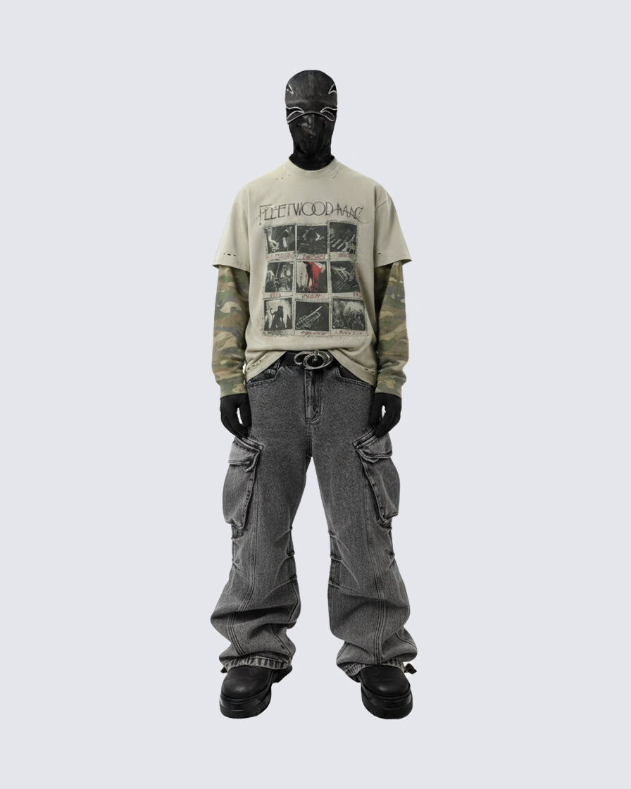Faux-Layered Rock Tee