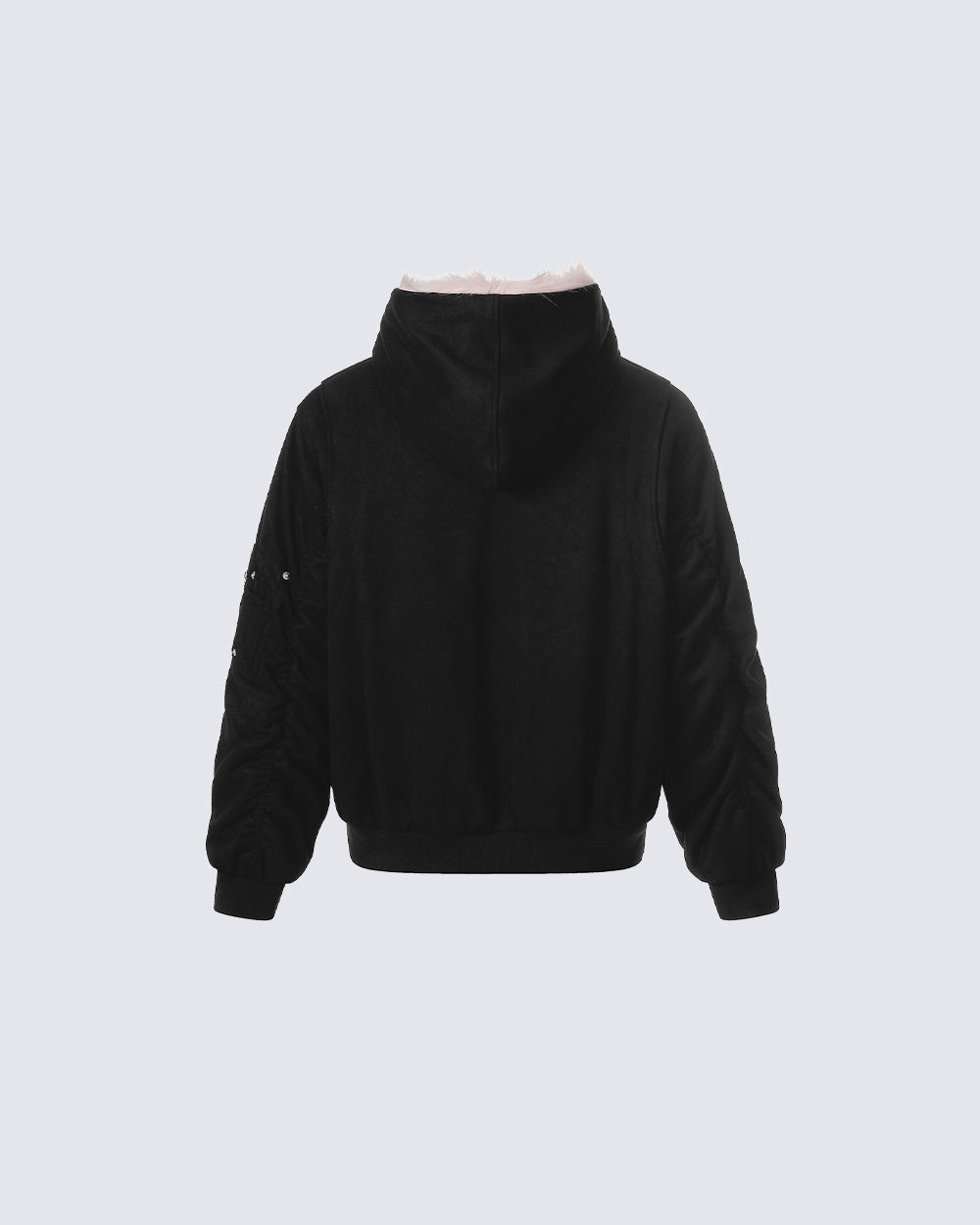 American High-Street Reversible Fleece Flight Jacket