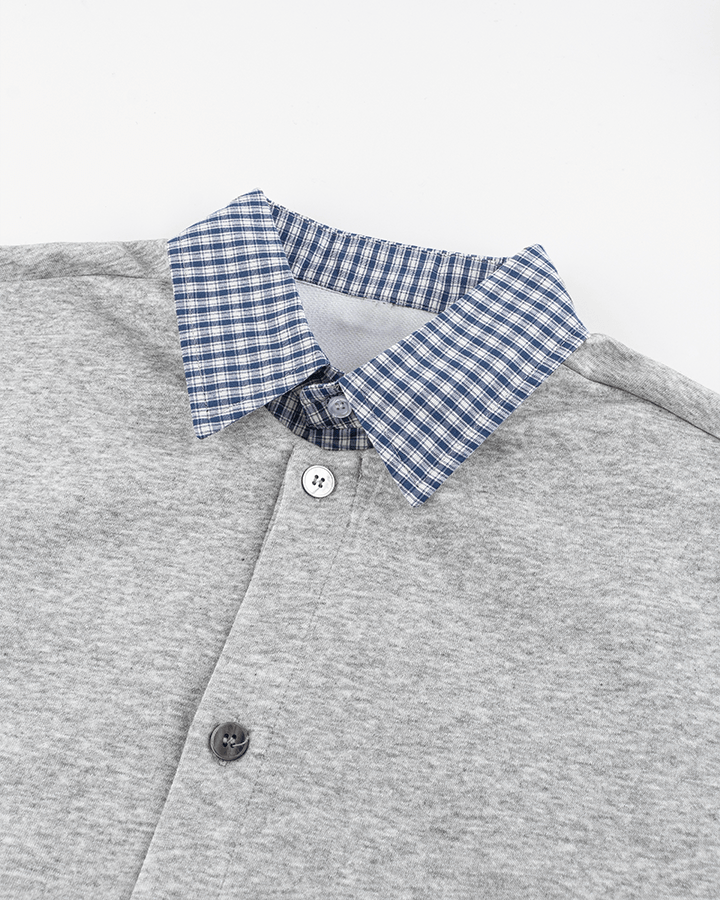 Layered Patchwork Vest Shirt