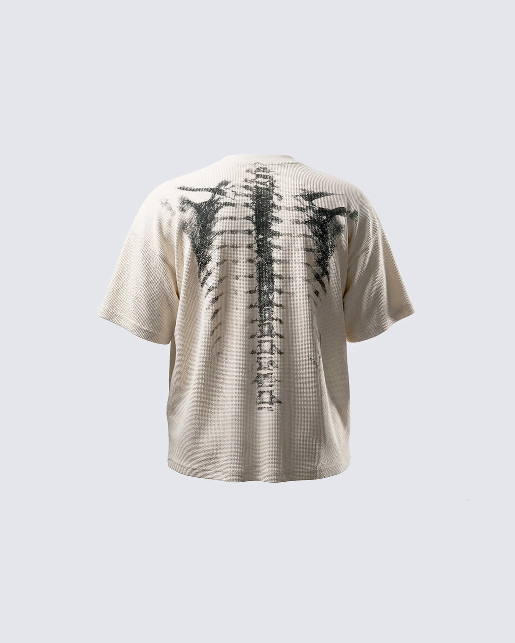 GRYFT Skull Print Waffle T-Shirt