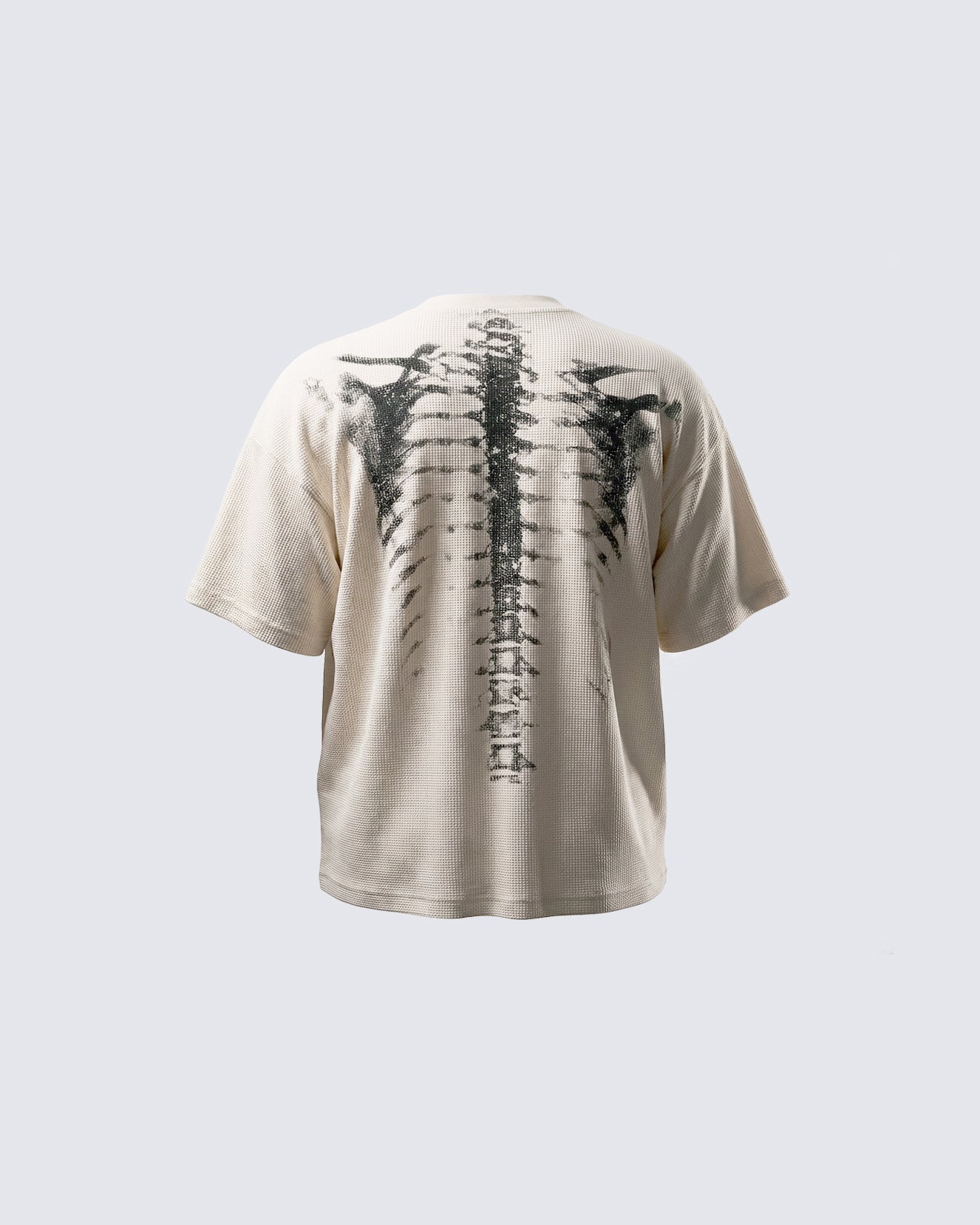 GRYFT Skull Print Waffle T-Shirt
