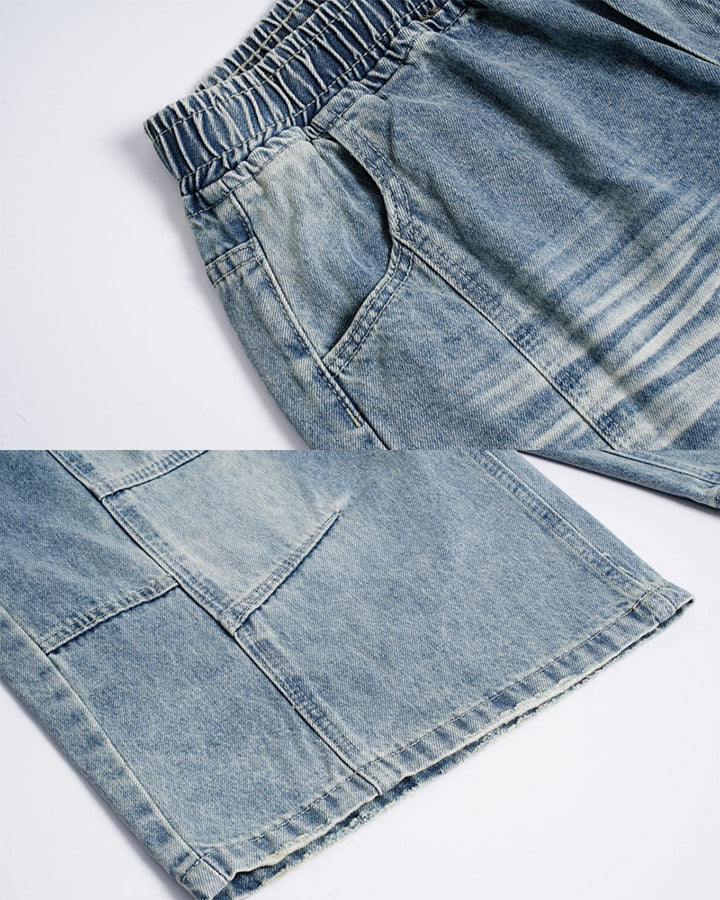 GRYFT High Street Cloud Deconstructed Cropped Jeans