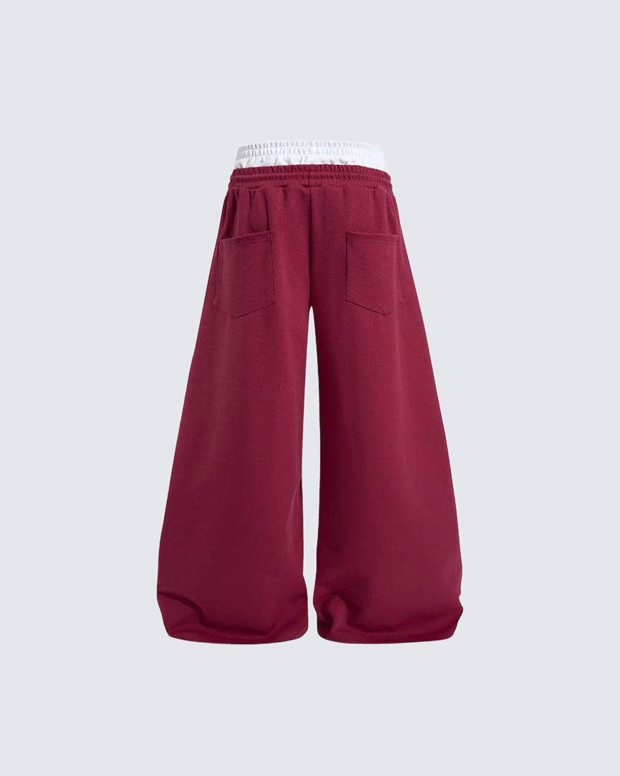 GRYFT Y2K Star Graphic Wide Leg Pants