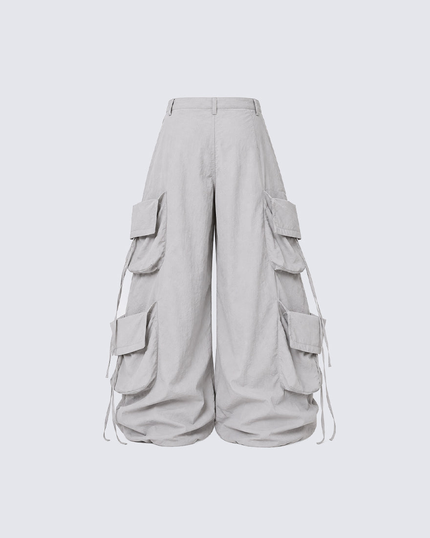 GRYFT Punk Studded Multi-Pocket Baggy Cargo Pants