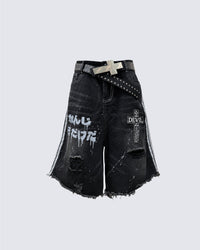 Black (Cross Waistband)