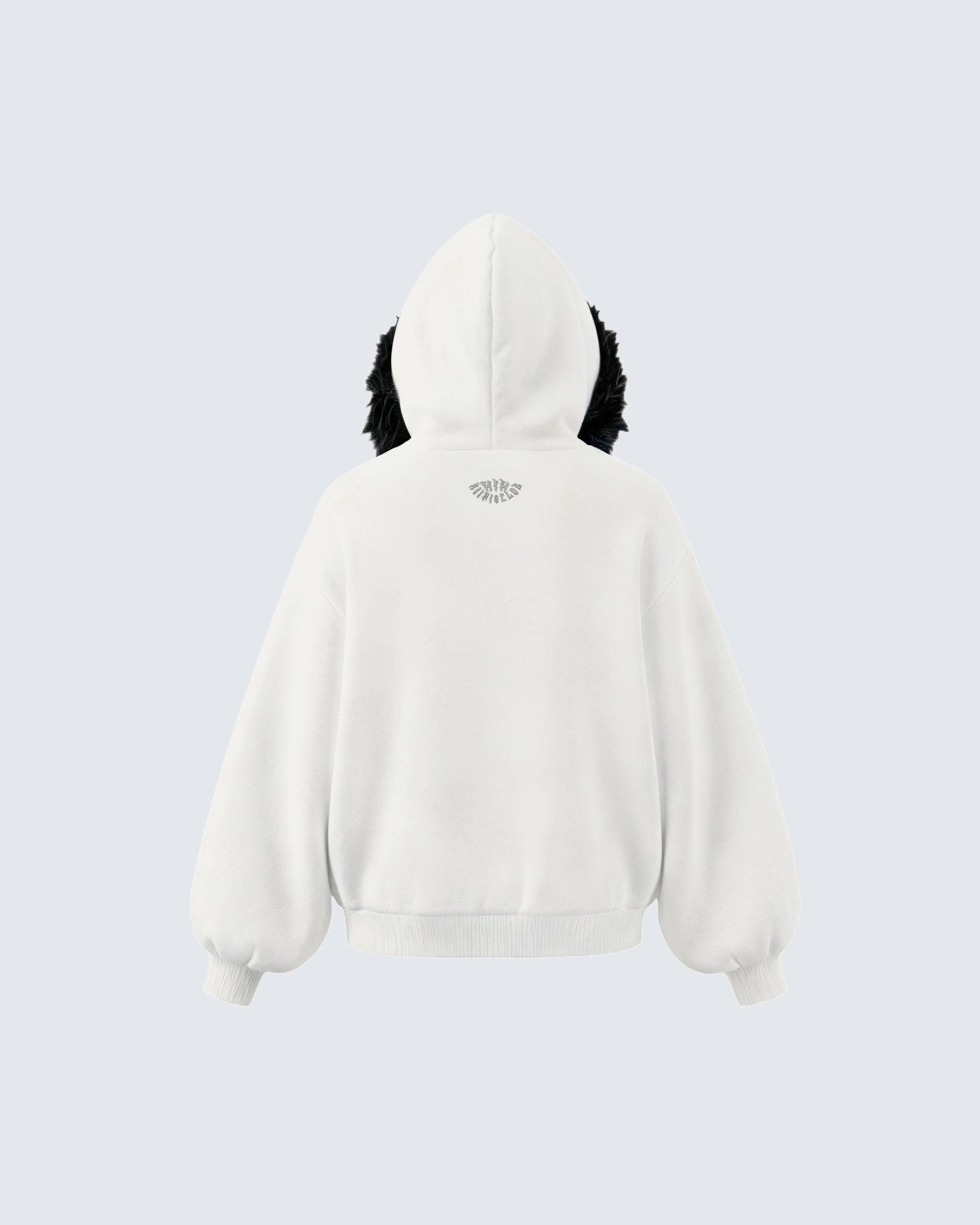 GRYFT Fur Collar Cozy Hoodie