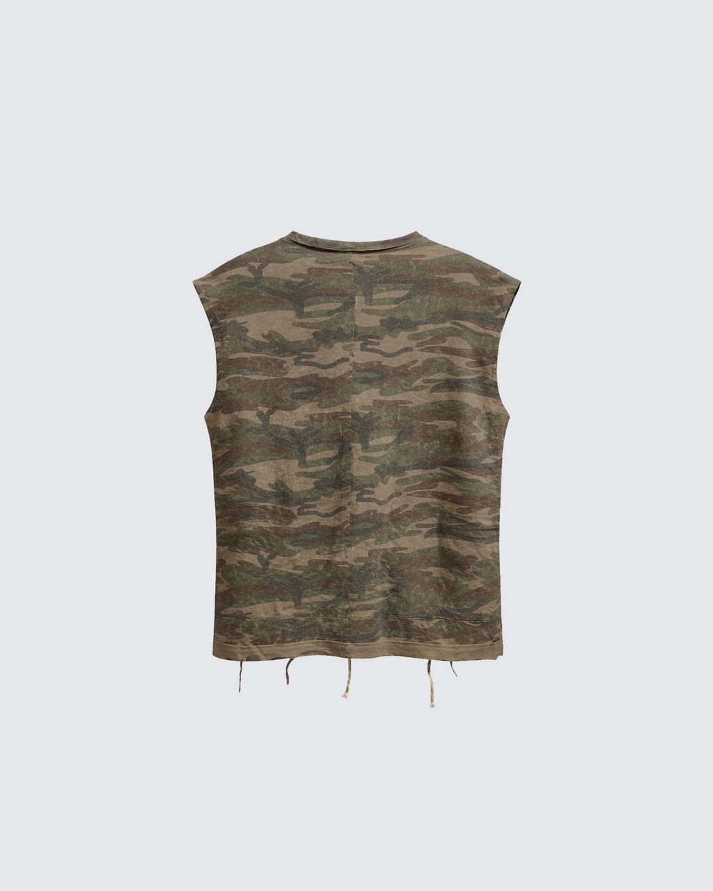 Vintage Camo Number Vest