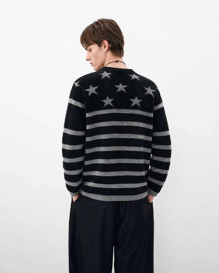 GRYFT Retro Patchwork Sweater