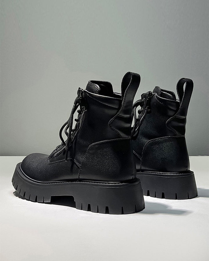 Side-Zip Workwear Martin Boots New