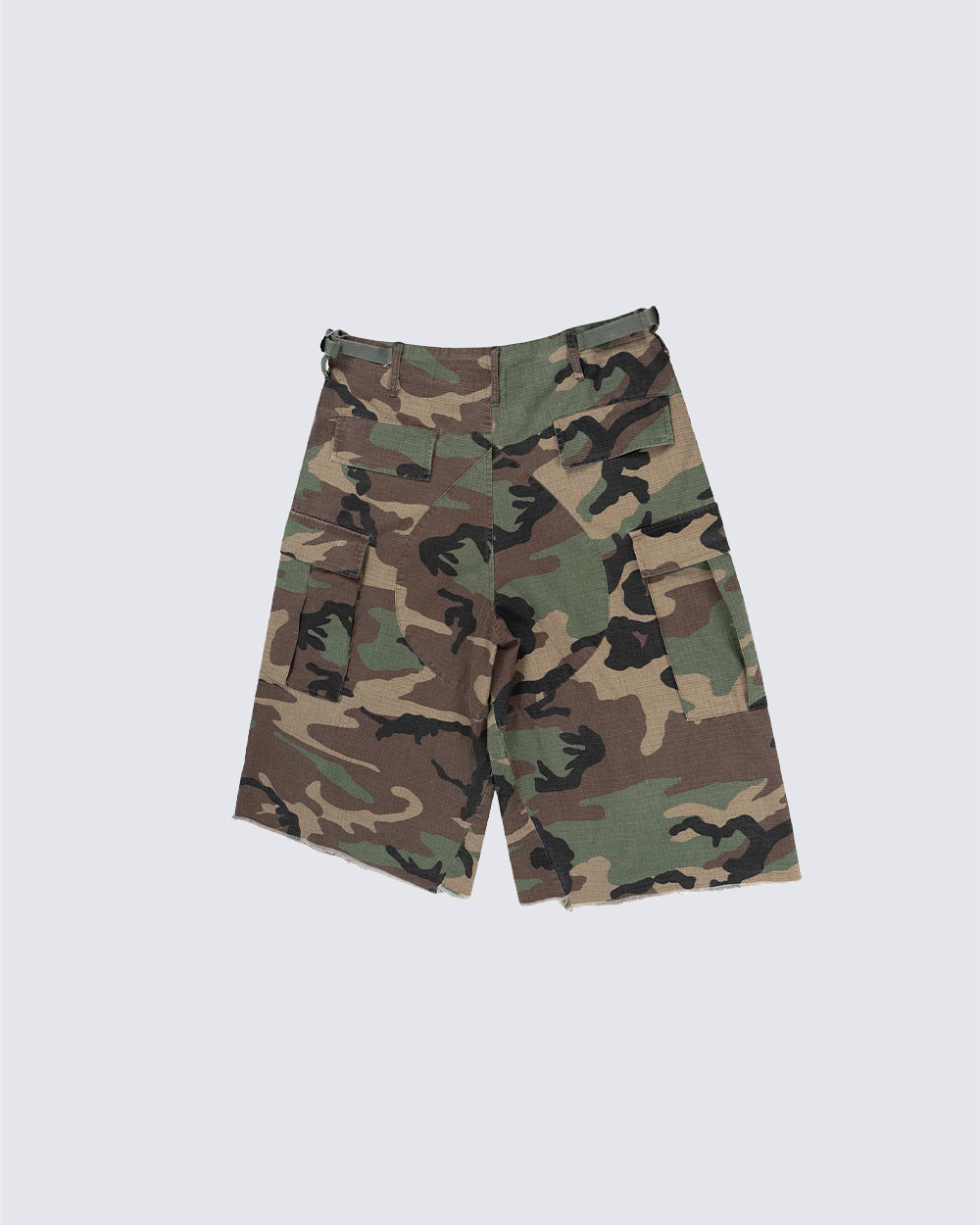 GRYFT Utility Camo Cargo Pocket Wide Knee Shorts
