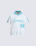 New Striped Polo Jersey T-Shirt