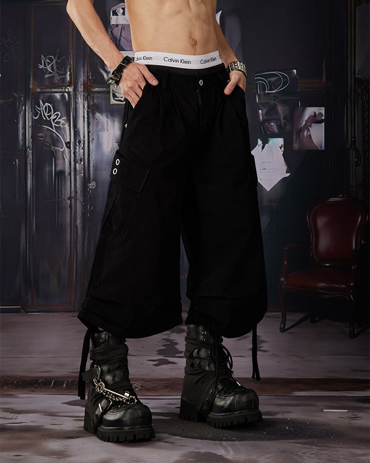 Street New Utility Wide-Leg Shorts