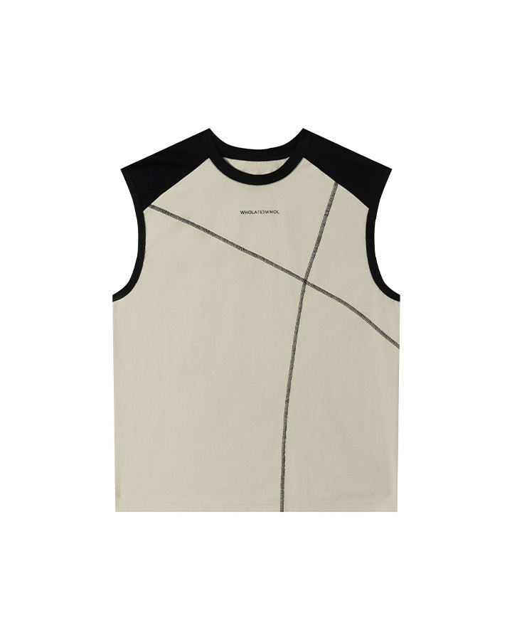 Deconstructed Stitched Ice-Feel Quick-Dry Summer Tank Top