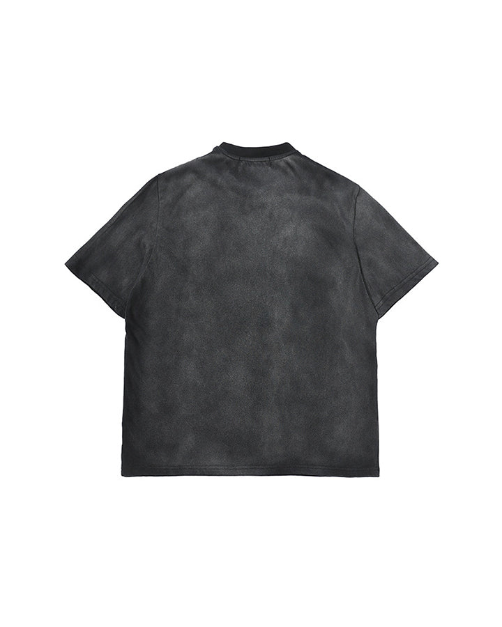 GRYFT Vintage Washed Letter Graphic T-Shirt