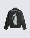 Vintage Punk Street Cargo Denim Jacket