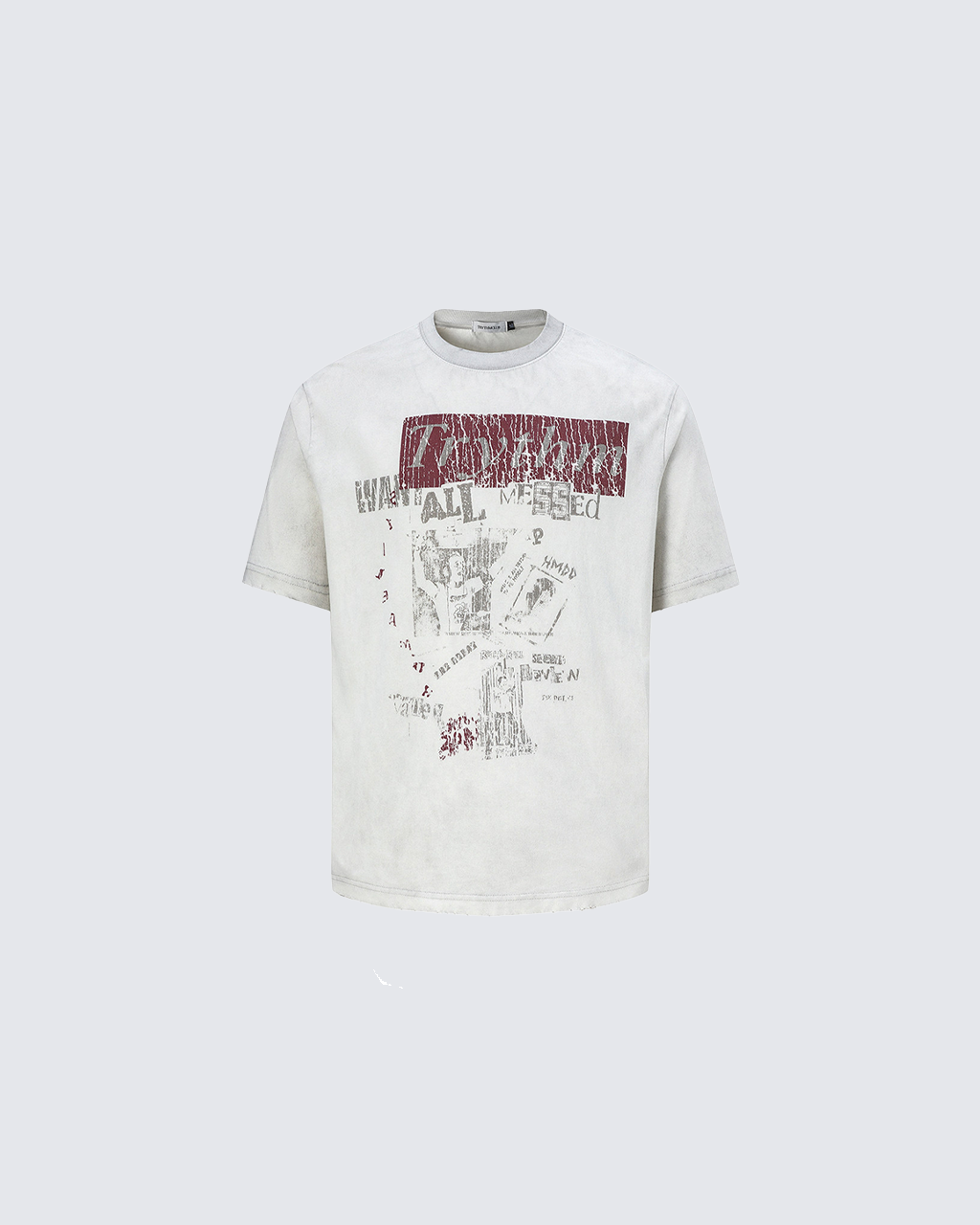 Distressed Graphic Print T-Shirt
