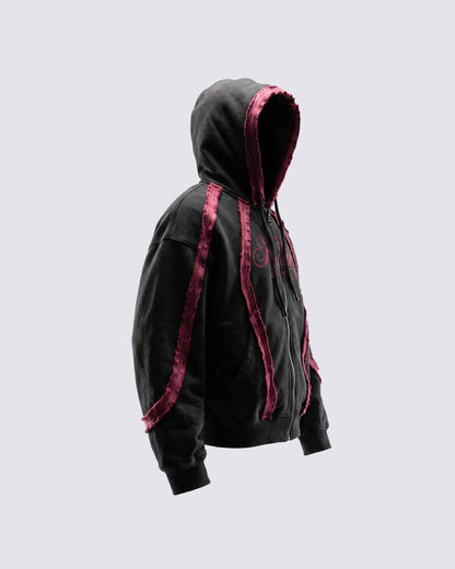 GRYFT SYMBIOTE Series | Retro Sport Patchwork Hoodie