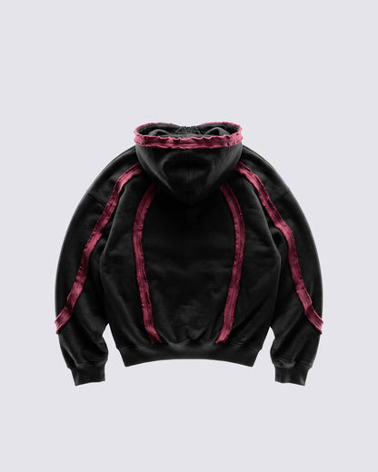 GRYFT SYMBIOTE Series | Retro Sport Patchwork Hoodie