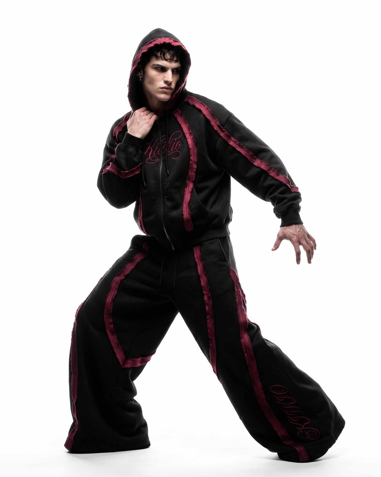 GRYFT SYMBIOTE Series | Retro Sport Patchwork Hoodie