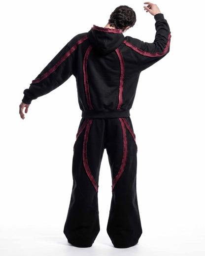 GRYFT SYMBIOTE Series | Retro Sport Patchwork Hoodie
