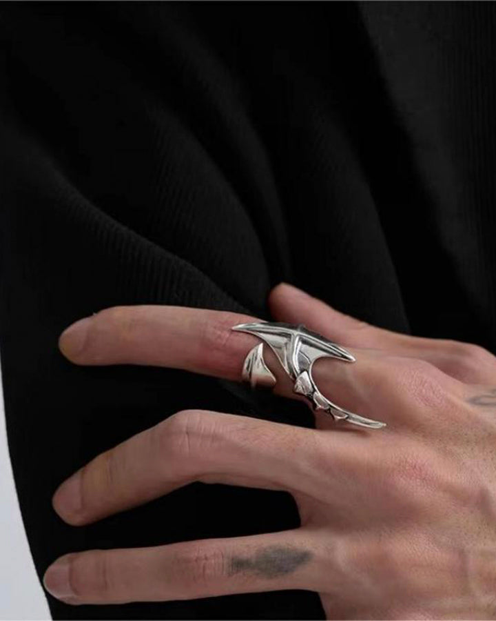 New Abstract Irregular Creative Ring