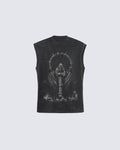 Vintage Faded Printed Tank Top