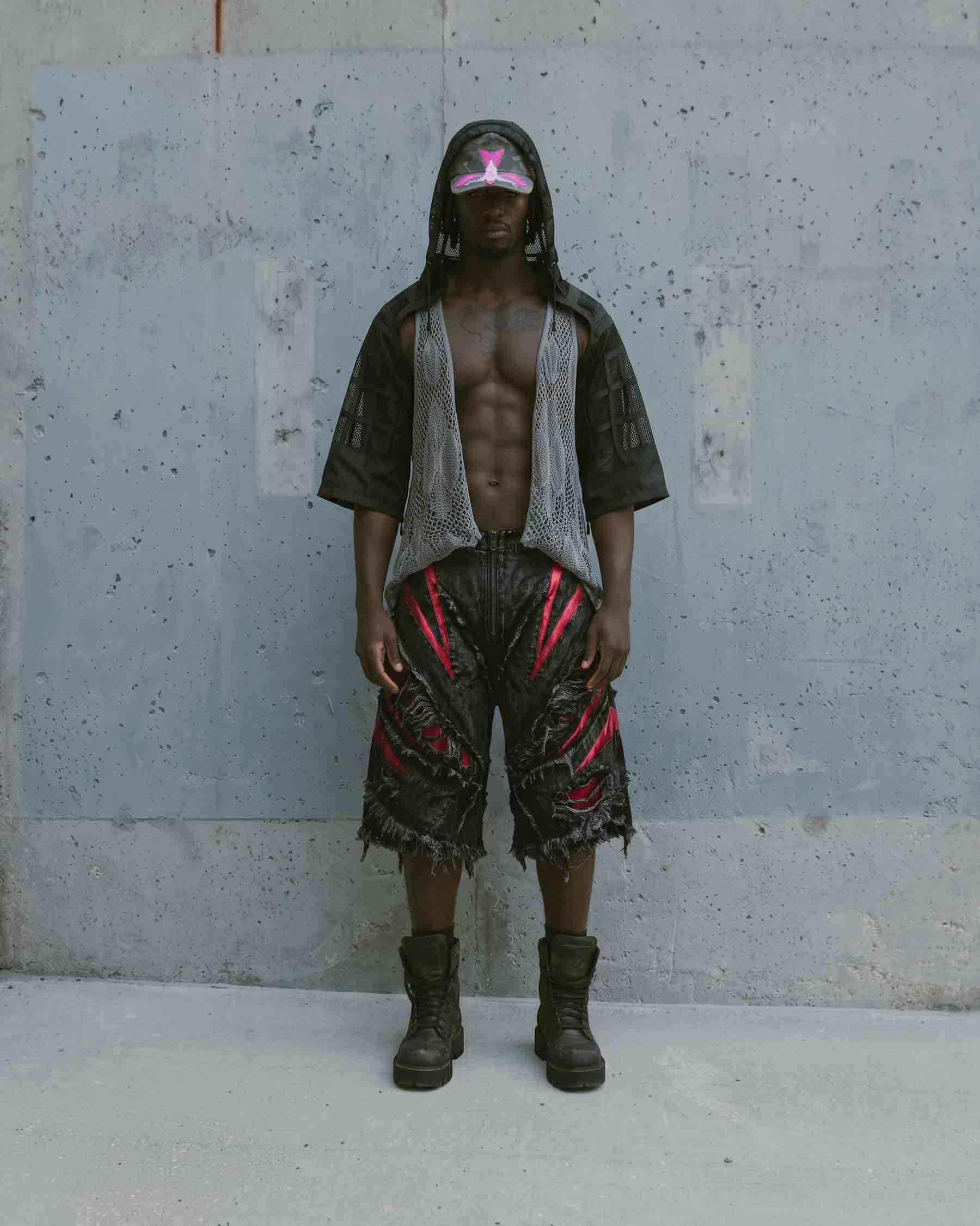 GRYFT RED RUST Series | Distressed Denim Shorts