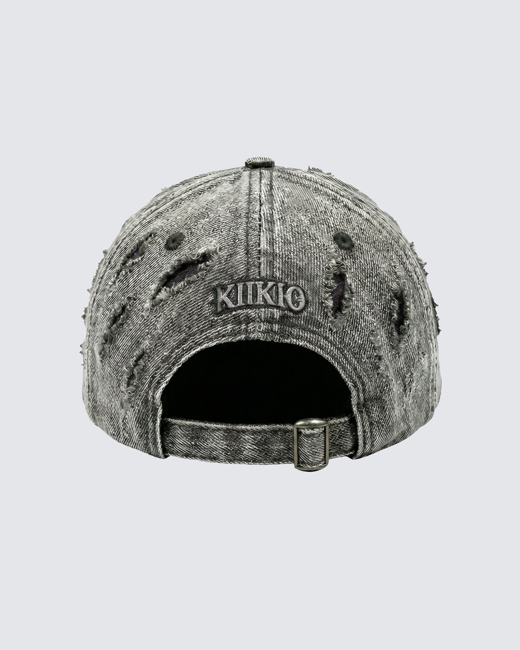 GRYFT-Post-Apocalyptic Flame Metal Denim Cap