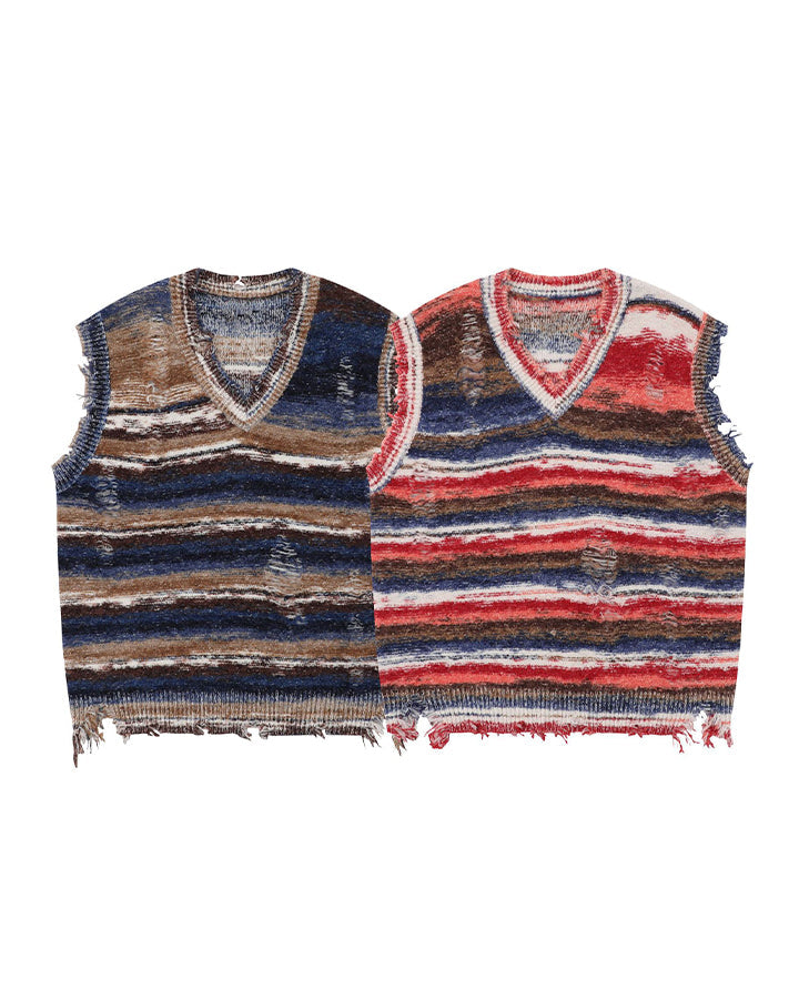 GRYFT Vintage Distressed Sweater Vest