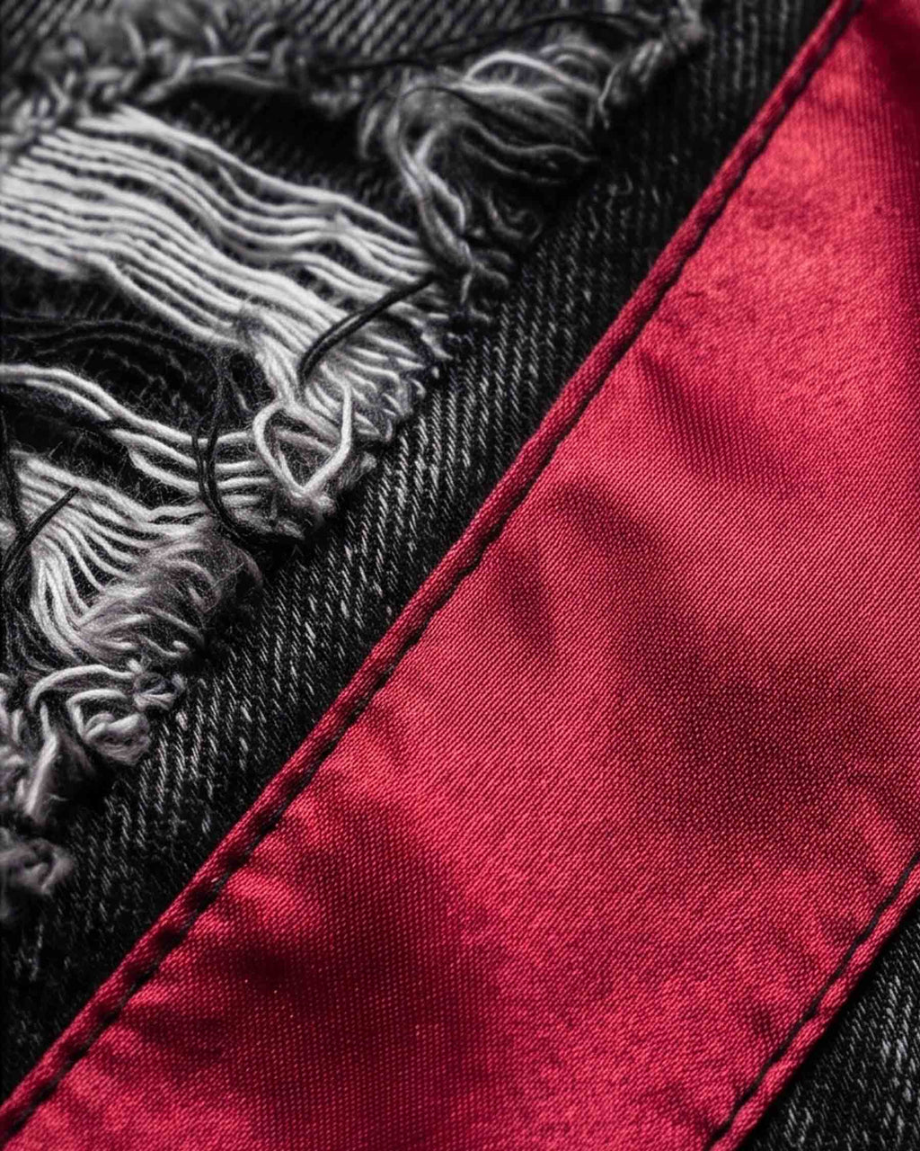 GRYFT RED RUST Series | Distressed Denim Shorts