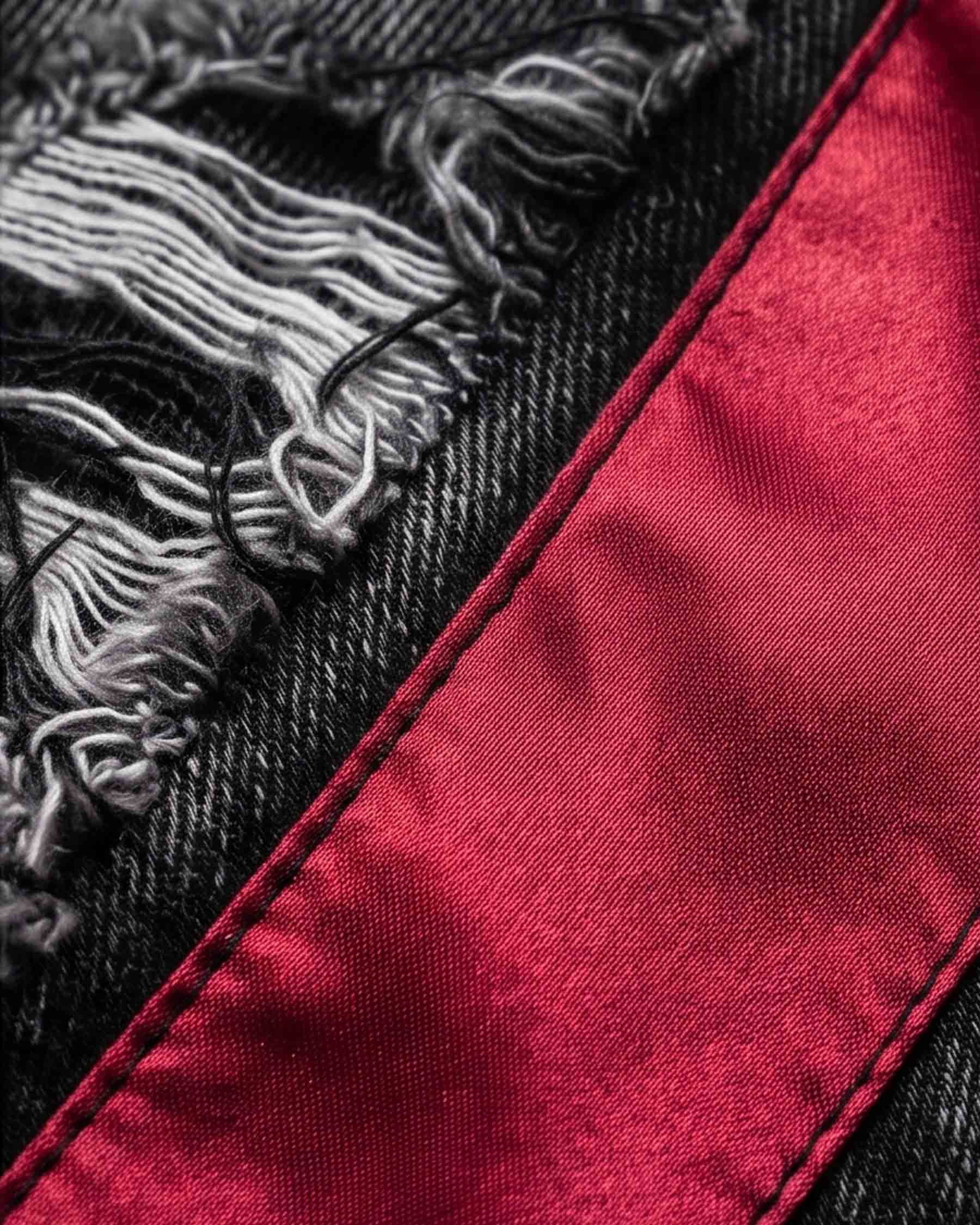 GRYFT RED RUST Series | Distressed Denim Shorts