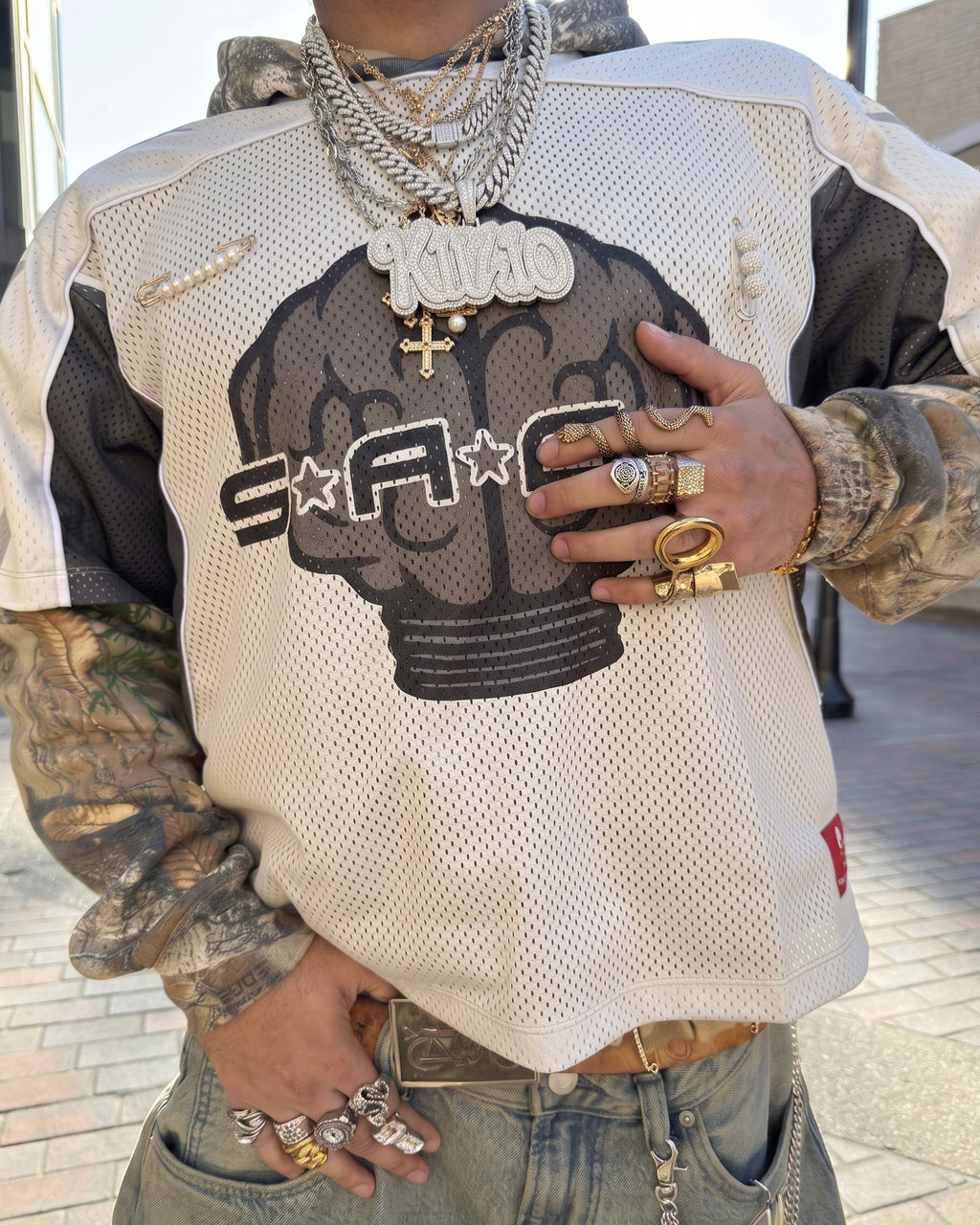 GRYFT-Full Zirconia Alloy Cuban Link Necklace