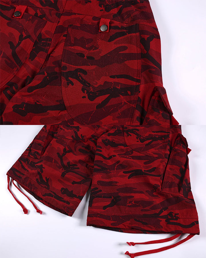 Light Asian Street Camo Utility Shorts