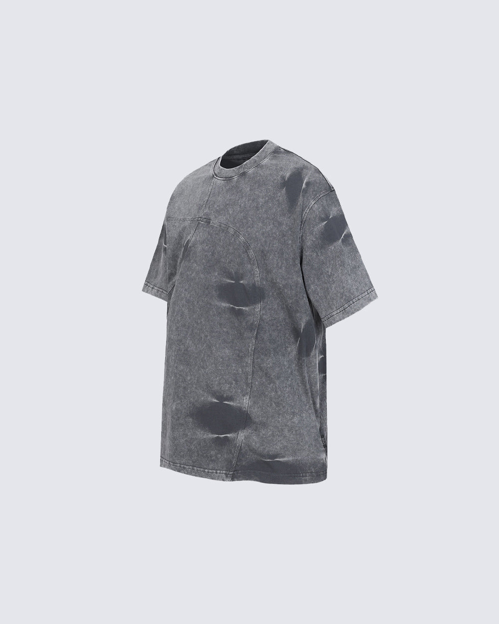 American Vintage Washed Patchwork Short Sleeve T