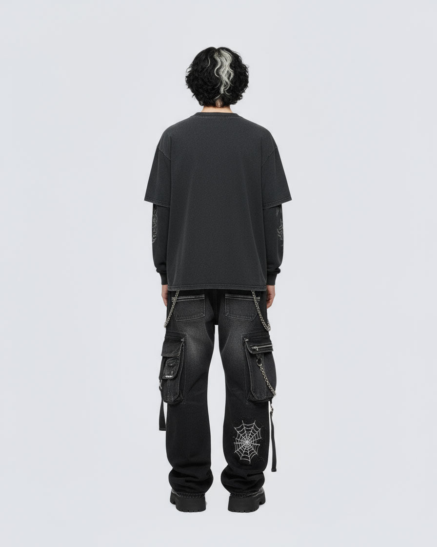 Graphic Oversized Long Sleeve T-shirt
