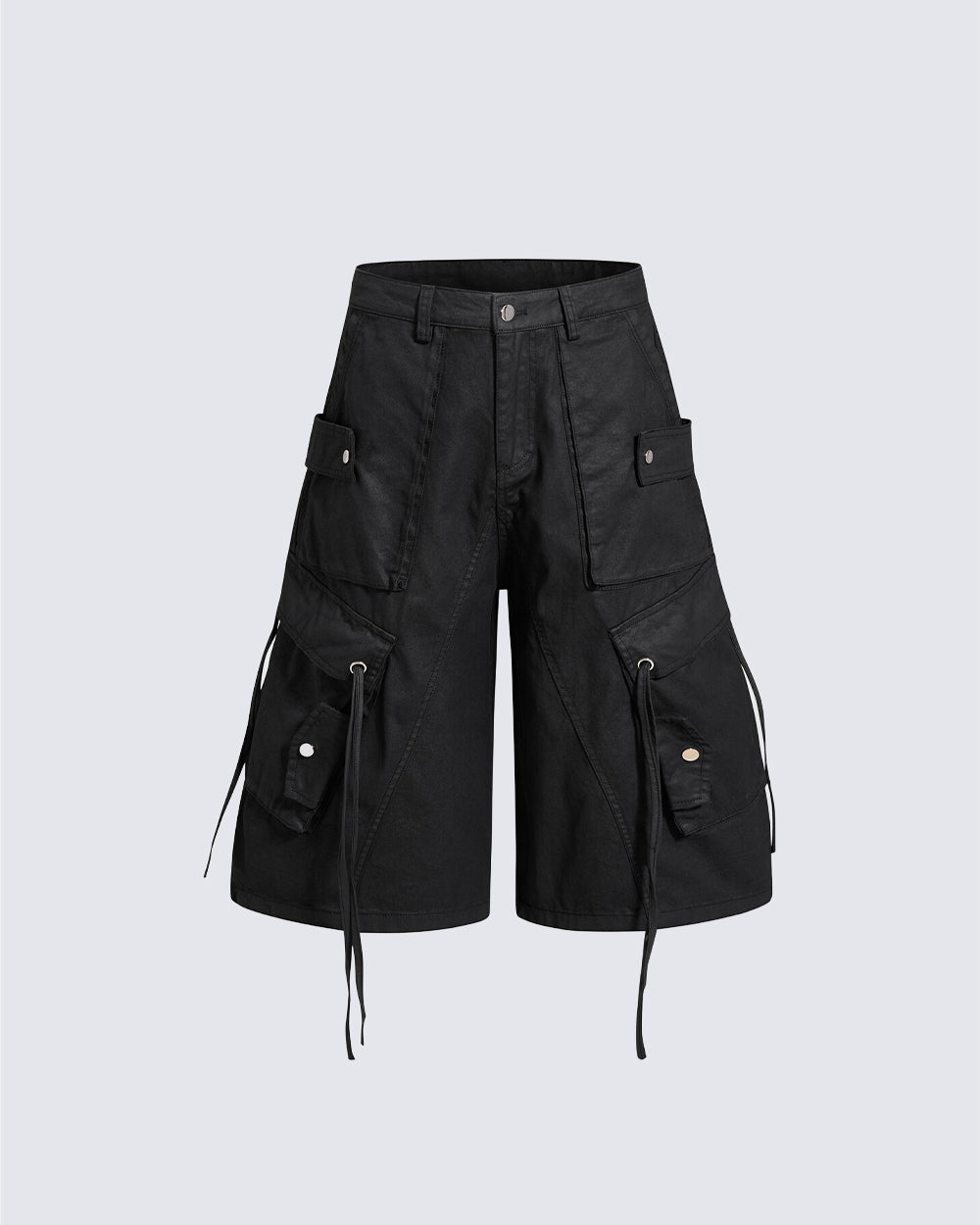 High-Street Drawstring Cargo Shorts