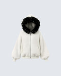 GRYFT Fur Collar Cozy Hoodie