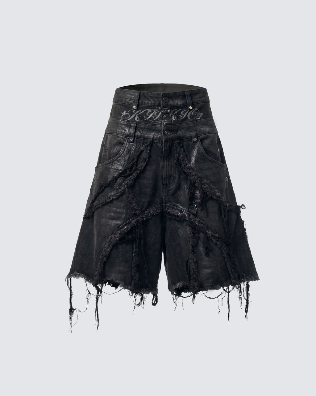 BARREN Series | Apocalyptic Pilgrimage Distressed Wide Shorts
