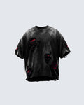GRYFT RED RUST Series | Distressed Oversized T-Shirt