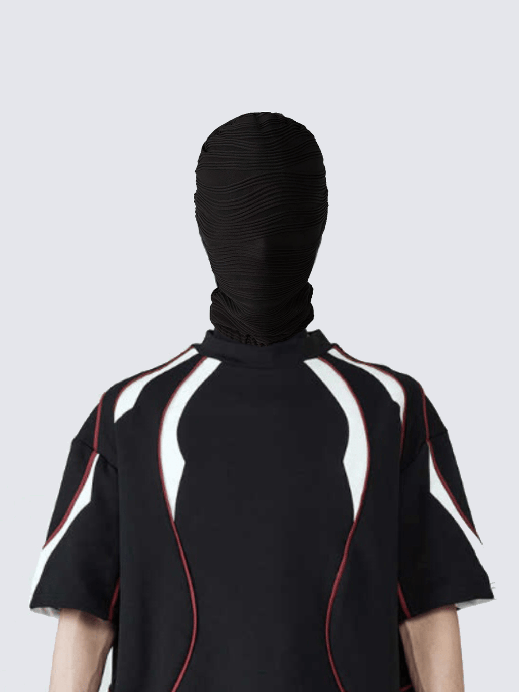 Black Textured Balaclava Mask